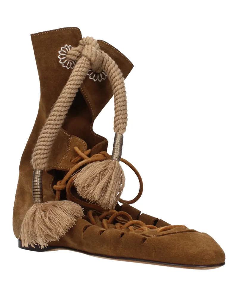 Isabel Marant Suede Ankle Boots — Brown Brown