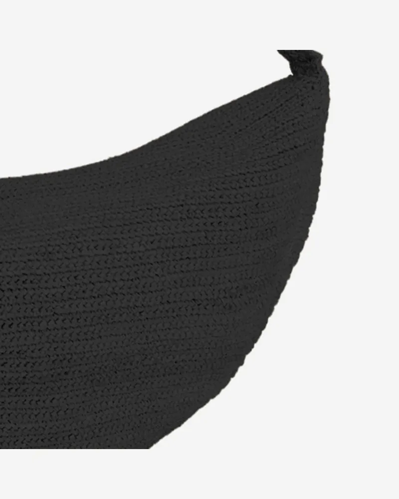 IBELIV Women's Rafia Bag Black Shoulder Black