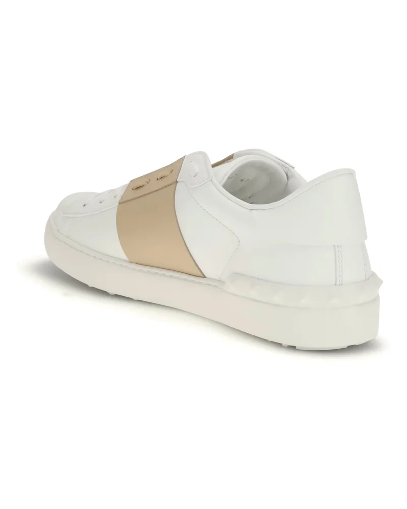 Valentino Garavani Men's Sneakers Open White-Sahara Beige Beige-White Trainers White/sahara Beige/white White
