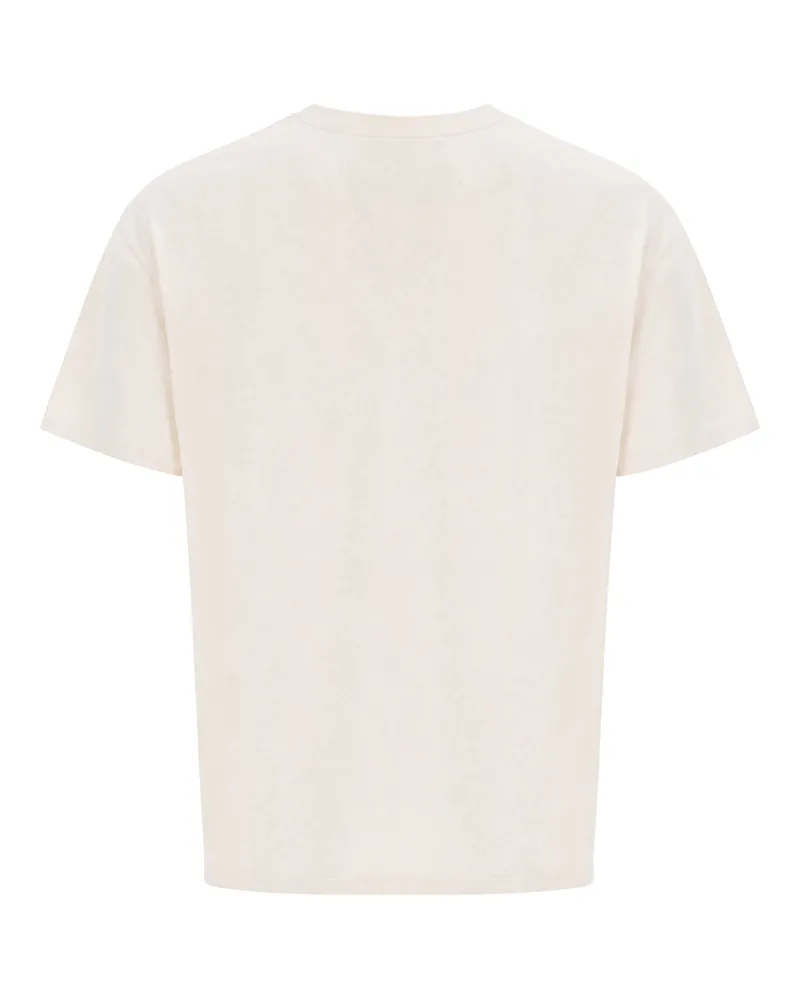 RHUDE Logo-Printed Cotton Jersey T-Shirt — White White