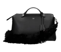 Women's Black Leather Shoulder Bag