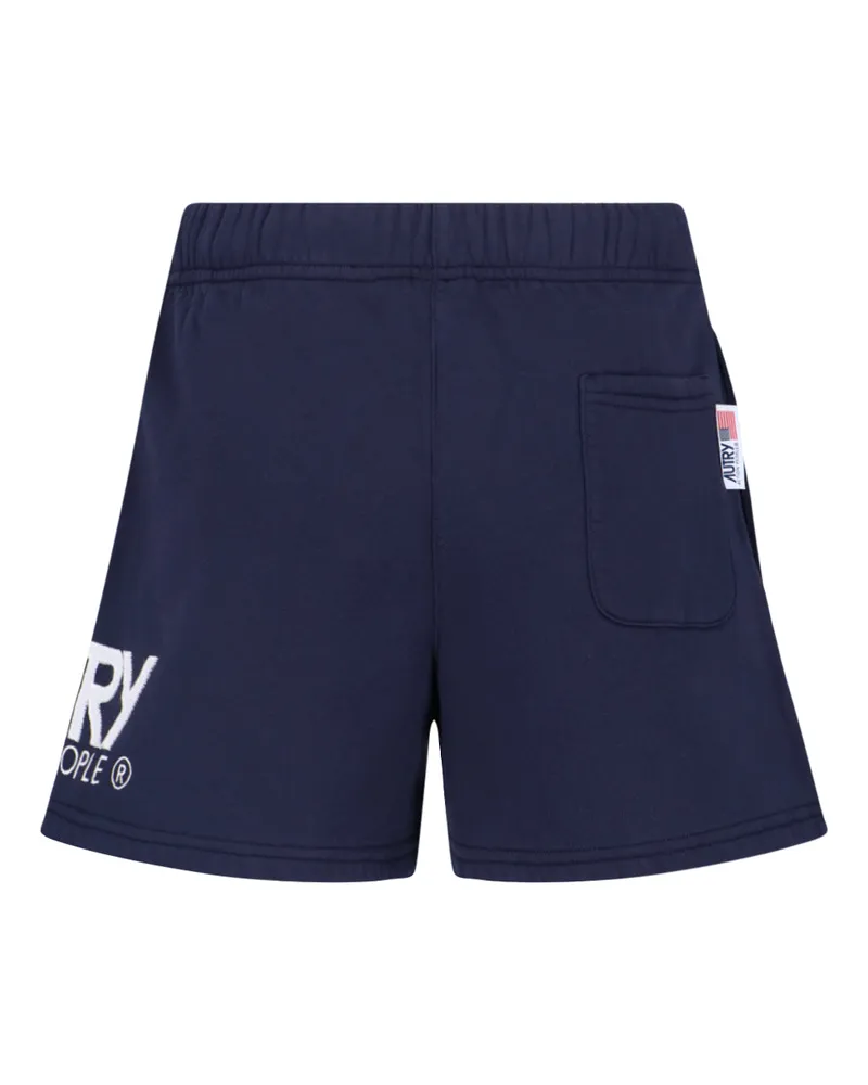 AUTRY Women's Trousers Blue Cotone Navy