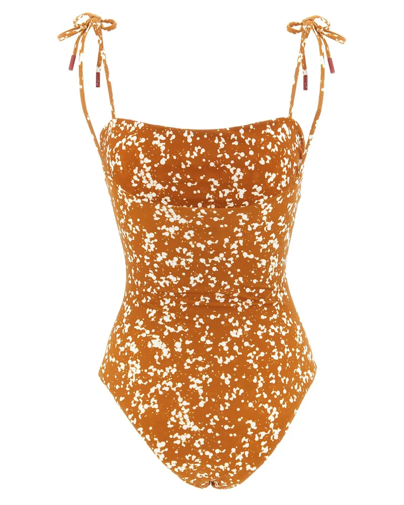 Kiton Women's Brown Polyamide One-Piece Swimsuit Clothing Brown
