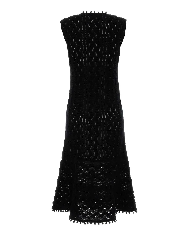 Jil Sander Women's Abito Cotone Nero Black Abiti Black