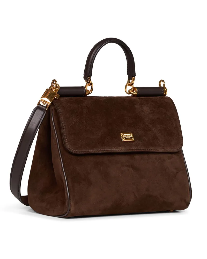 Dolce & Gabbana My Sicily Top Handle Bag — Brown Brown