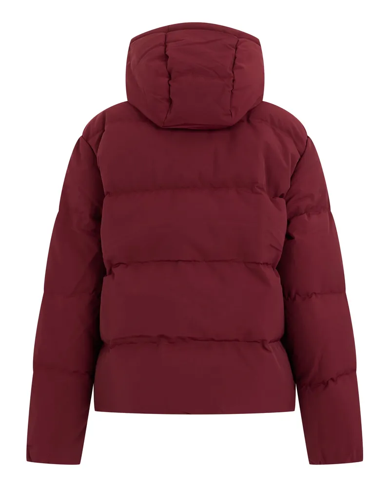 Ralph Lauren Hooded Puffer Down Jacket — Red Red