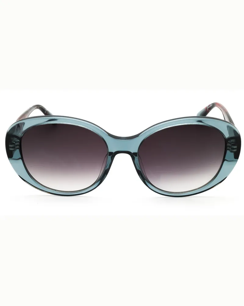Anne Klein Women's Ak7081 Sunglasses Blue Blue