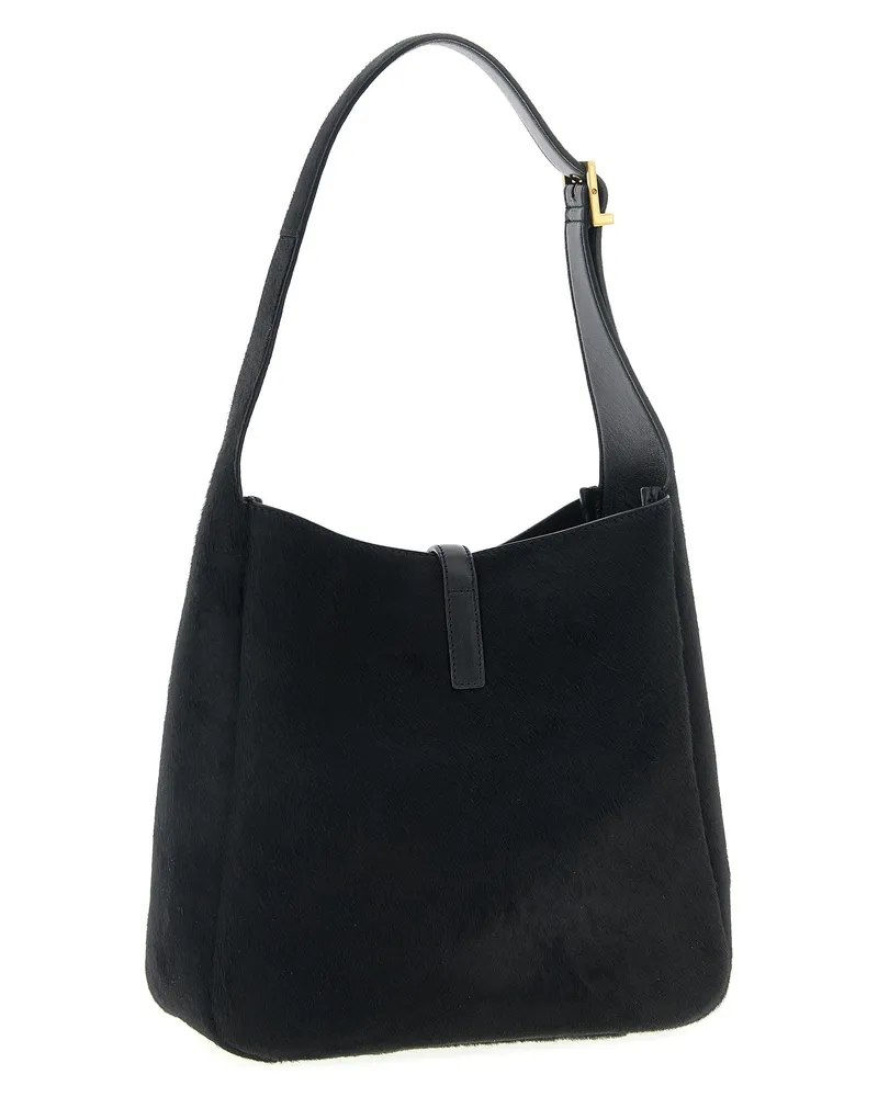 Saint Laurent Women's Black Calfskin Shoulder Bag Black