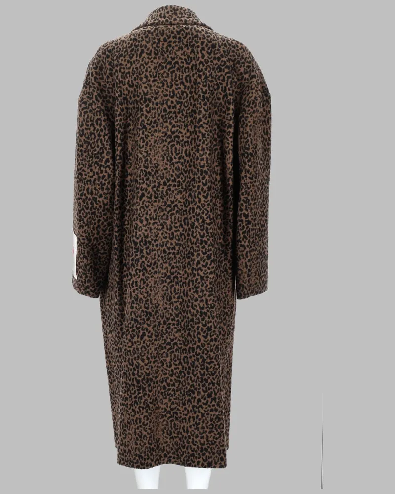 Golden Goose Wool Cocoon Coat — Multicolor Multicolor