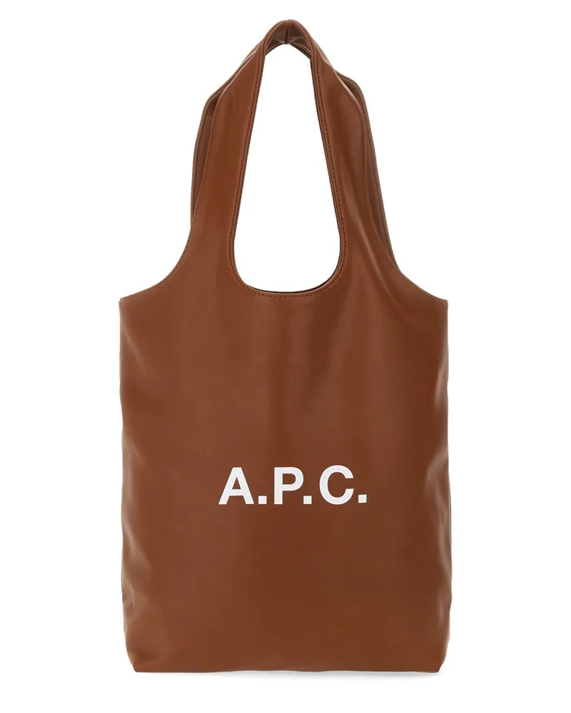 A.P.C. Ninon Tote Bag — Beige Beige