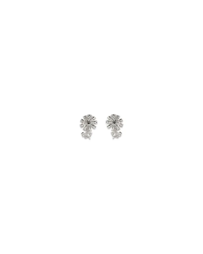 Self-Portrait Women's Silver Brass Earrings Silver