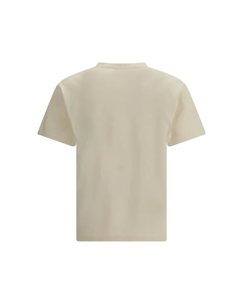Alexander McQueen Men's Beige Cotton T-Shirt Beige