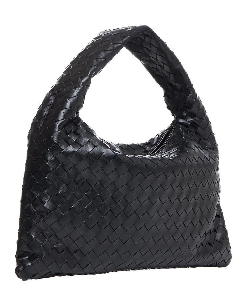 Bottega Veneta Women's Tote Bag Intrecciato Black Leather Calfskin Shoulder Black