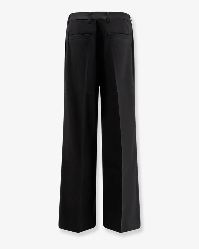 Entire Studios Women's Trousers Father Suiting Black Wool Black