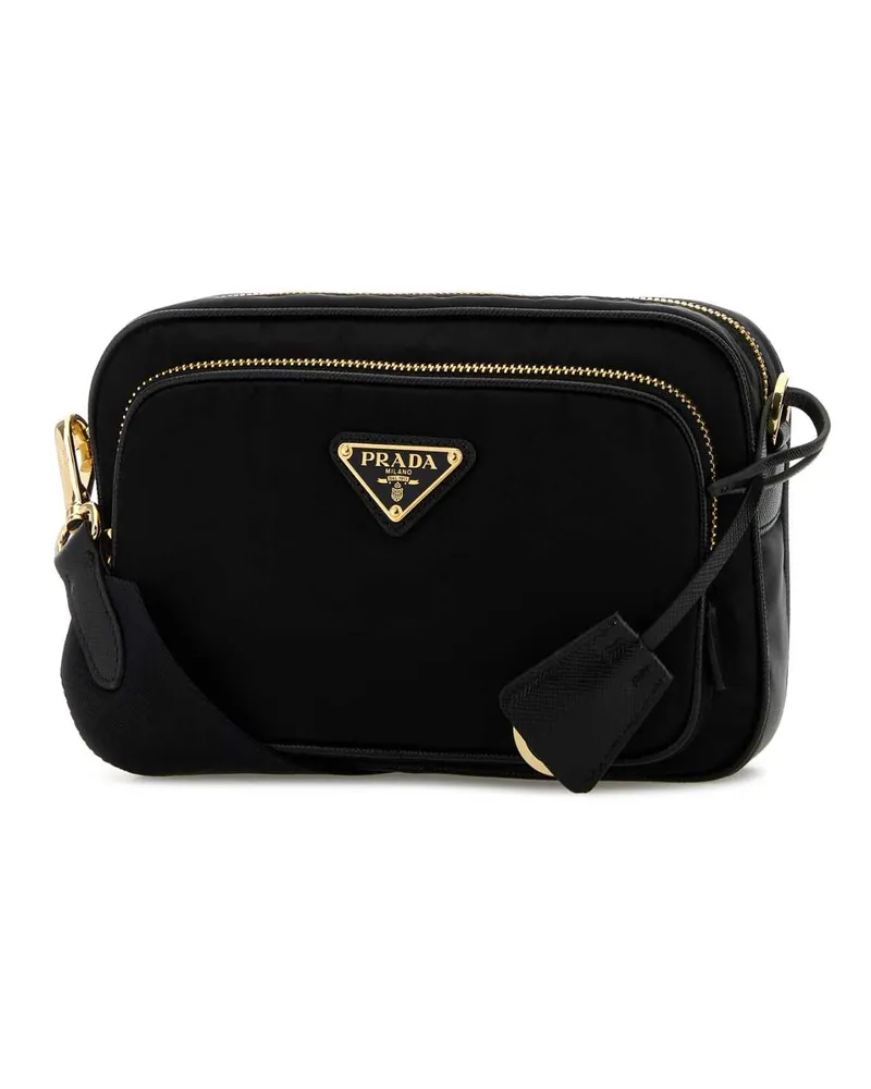 Prada Women's Crossbody Bag Black Nylon Black