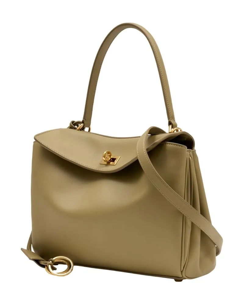 Balenciaga Women's Rodeo Crossbody -  Leather Beige Calfskin Bags Crossbodies Beige