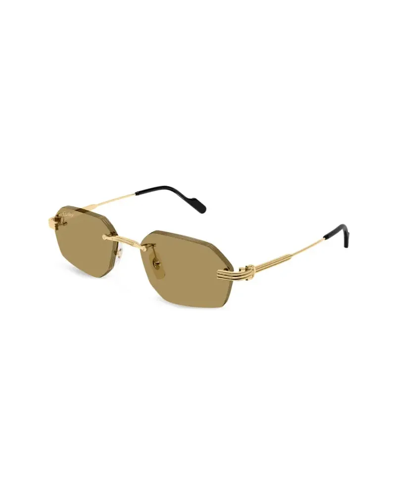 Cartier CT0616S Sunglasses — Gold Gold