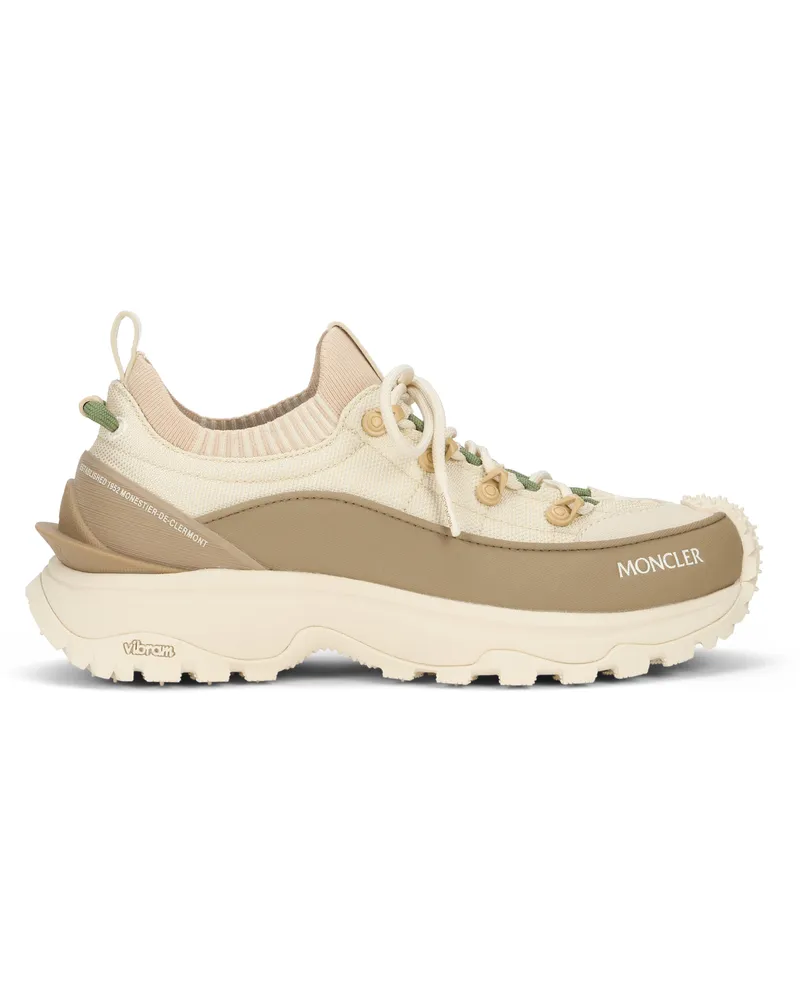 Moncler Women's Sneakers Trailgrip Lite3 Beige Polyester Trainers Beige