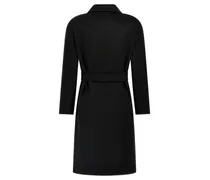 Women's Black Cashmere Coat Clothing