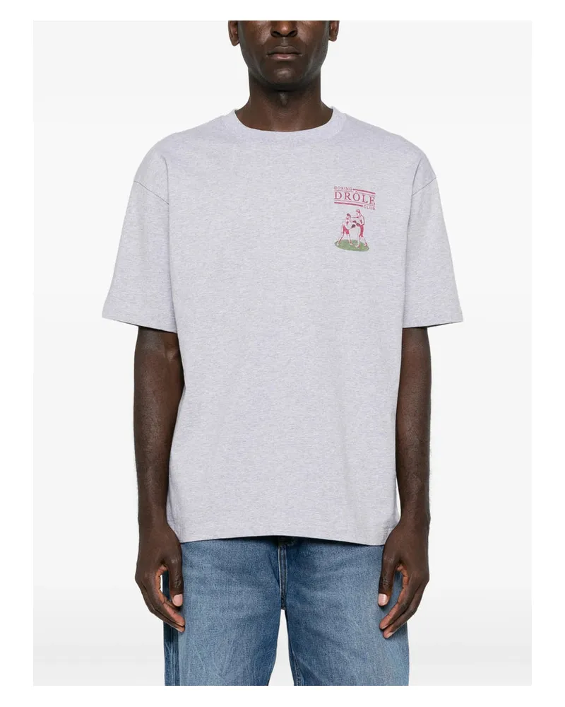 Drôle de Monsieur Hegre T-Shirt — Gray Gray