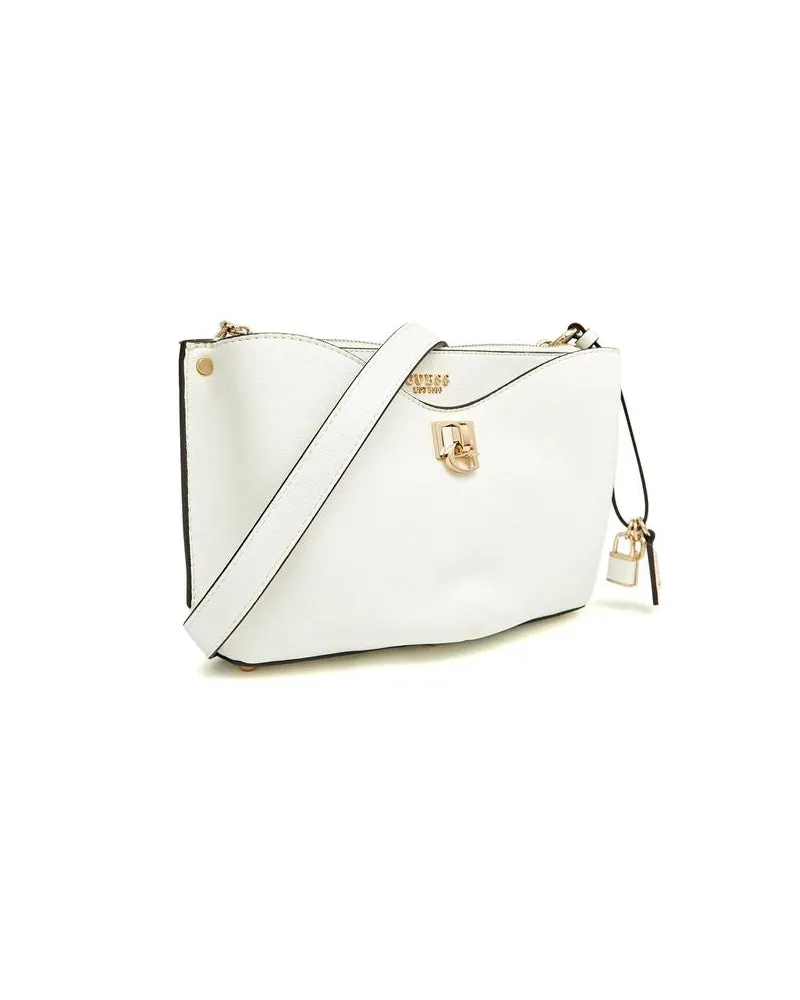 Guess Women's Shoulder Bag White Polyurethane - Shoulder-Bags White