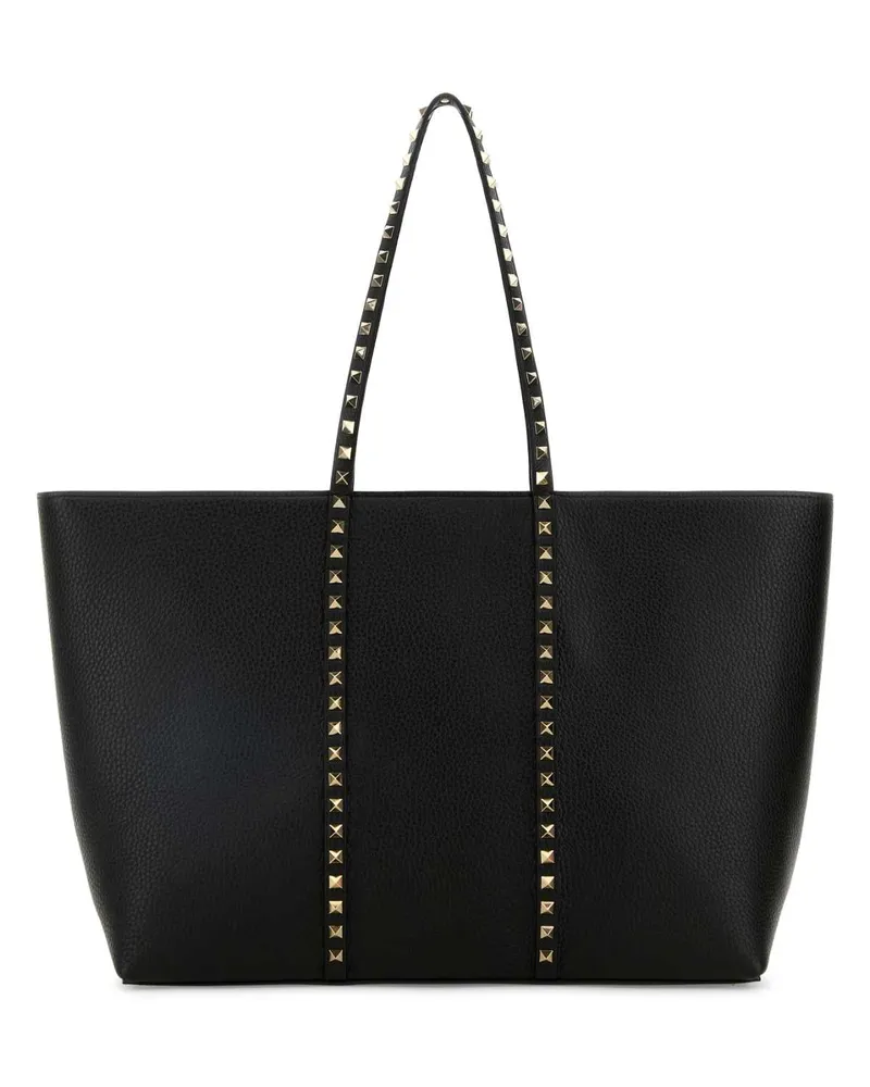Valentino Garavani Studded Tote Bag — Black Black