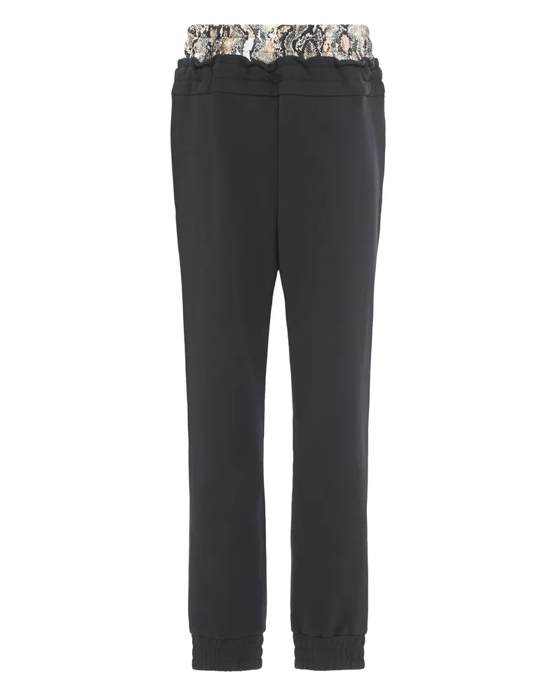 Just Cavalli Women's Cotton Jogger Pants Black Track Black