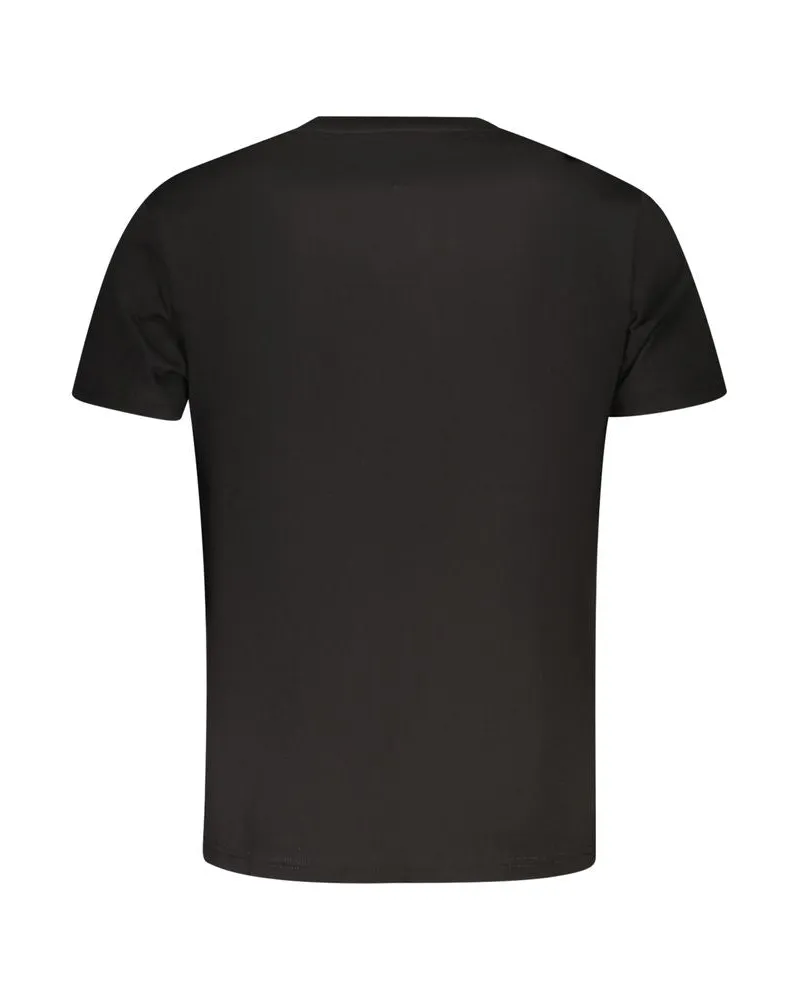 Tommy Hilfiger Logo-Embroidered Cotton T-Shirt — Black Black