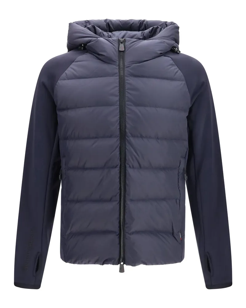 Moncler Polartec Insulated Zip-Up Down Jacket — Navy Navy