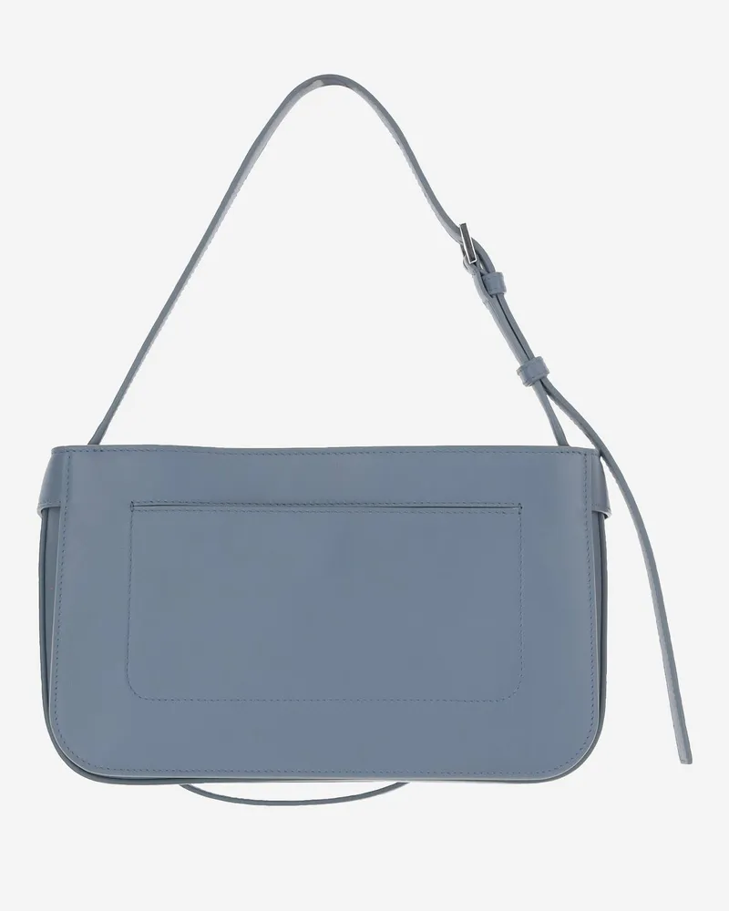 Ferragamo Women's Shoulder Bag Cara Leather Light Blue Calf Blue