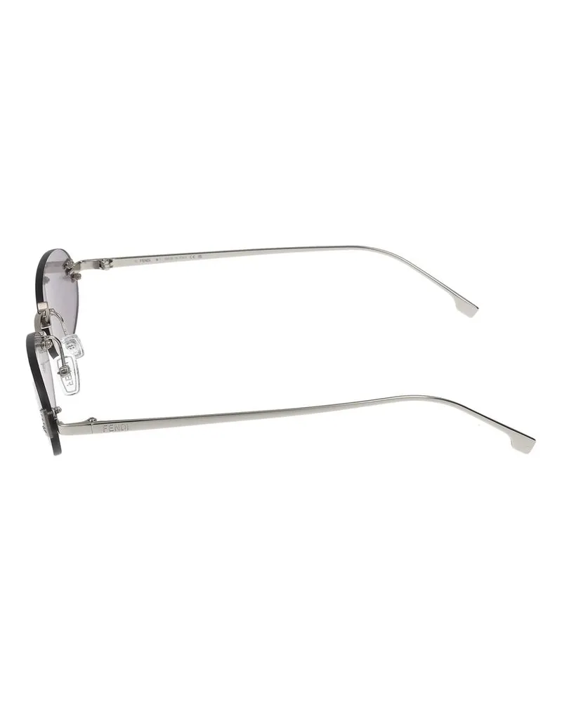 Fendi Unisex Sunglasses Fe4075us 16c 15-135 Standard Silver