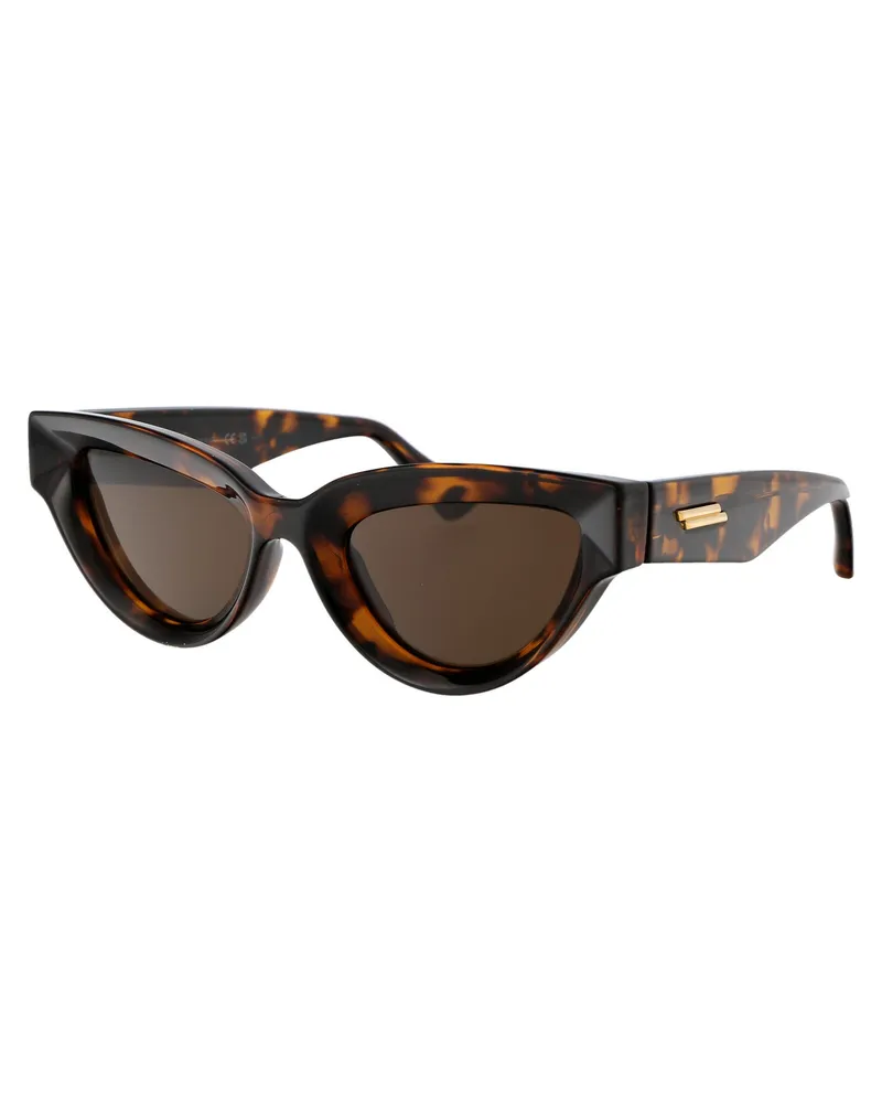 Bottega Veneta Women's Sunglasses Havana Brown Havana-Brown Injected Havana/brown Brown