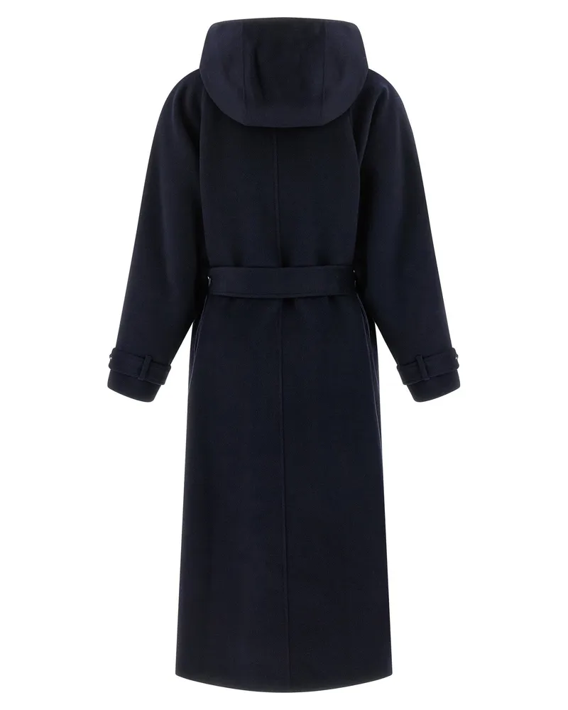Pinko Cartoccio Coat — Black Black