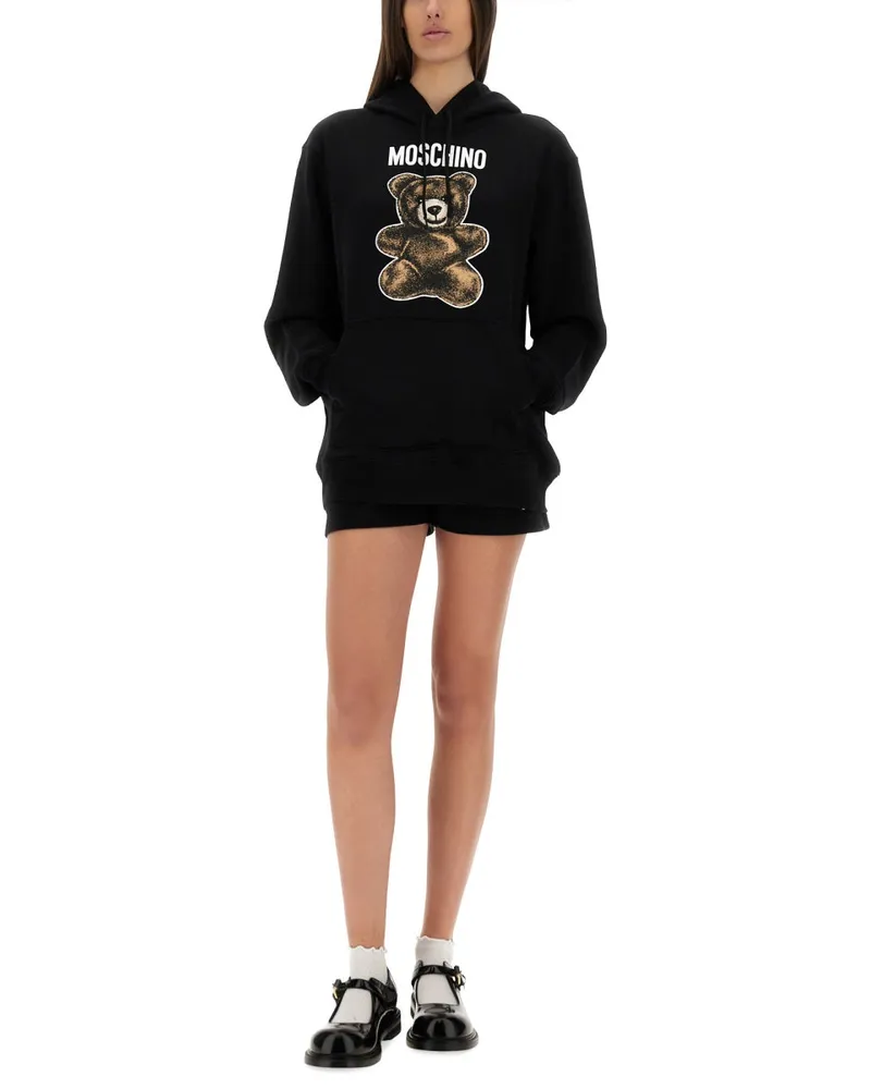 Moschino Cotton Hoodie — Black Black