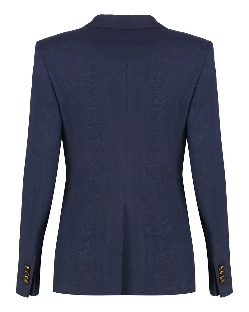 Tagliatore Women's Jacket Blue Viscose Blazers Blue