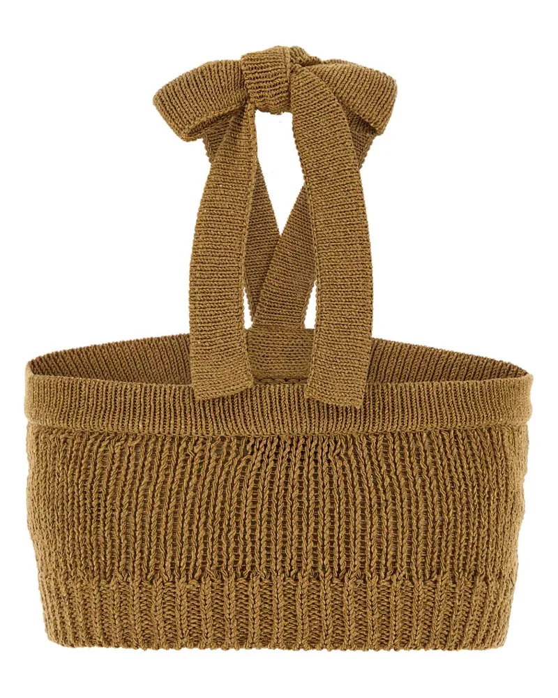 Alanui Memories Sweater — Gold Gold