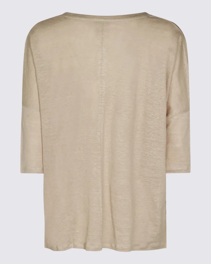 Not Shy Women's T-Shirts And Polos Natural Lin Beige