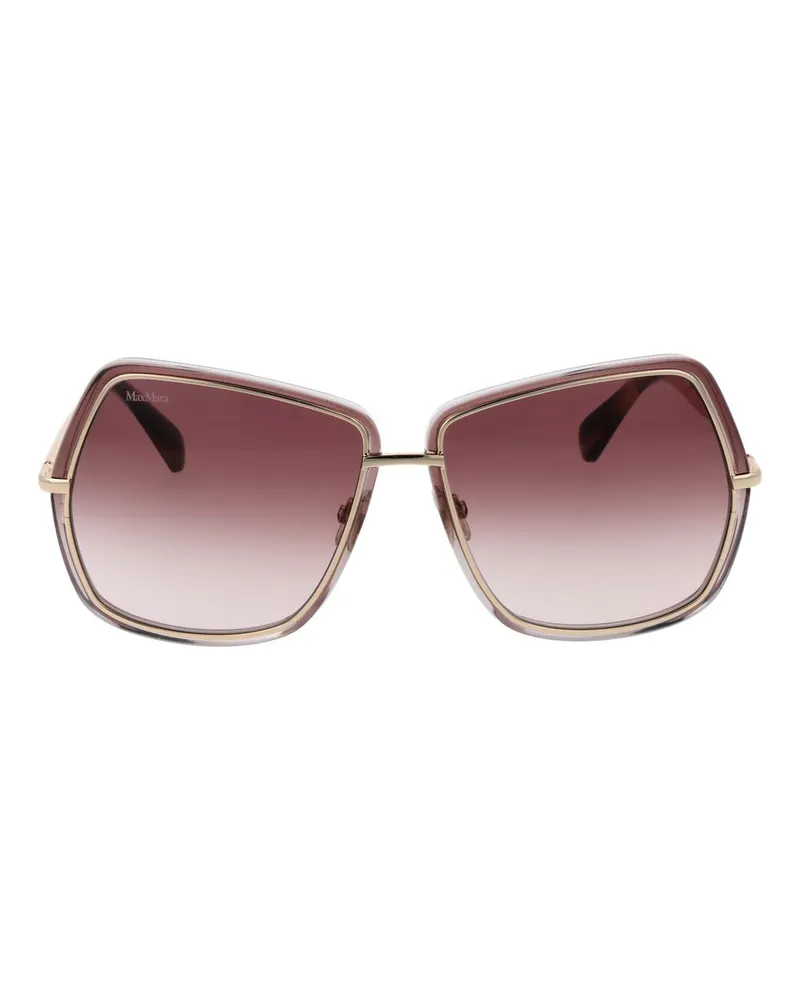 Max Mara Women's Gold Metal Sunglasses Gold