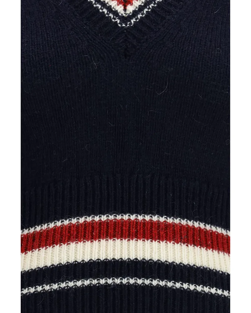 Thom Browne Hector Vest — Navy Navy