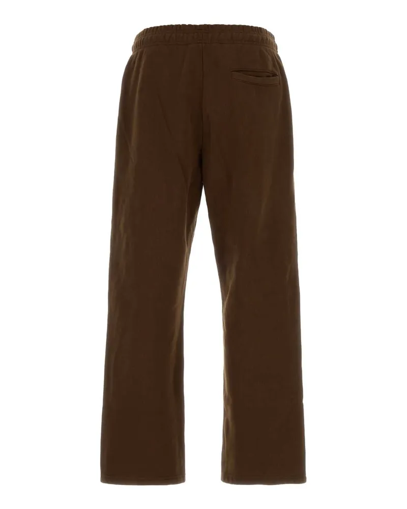 Entire Studios Men's Chocolate Cotton Joggers Brunette Exterior: Pantaloni Brown