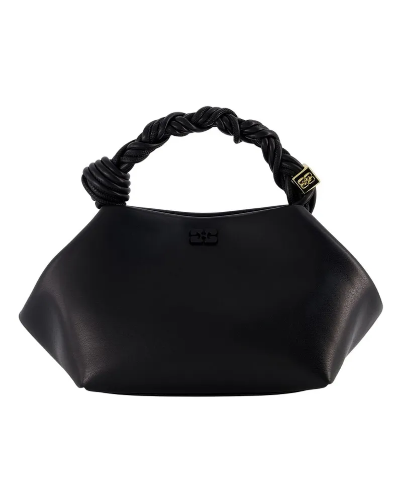 Ganni Women's Bou Crossbody Bag -  Leather Black Synthetic Handbags-Purses Black