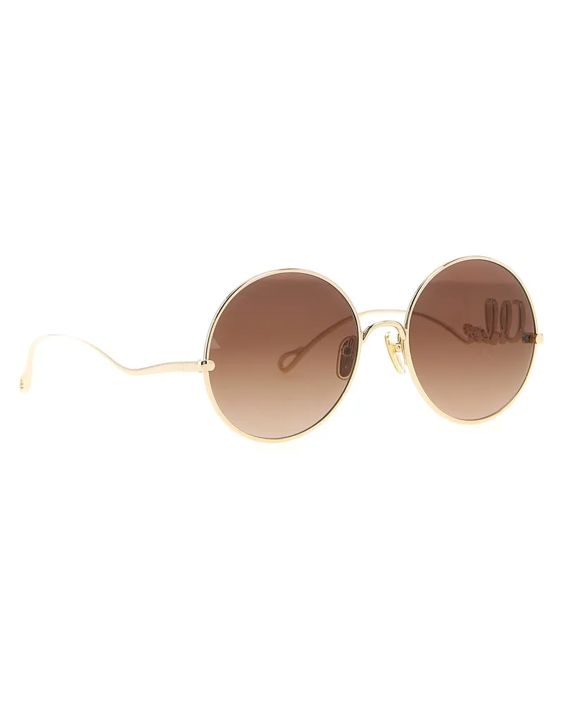 Chloé 56 Sunglasses — Gold Gold
