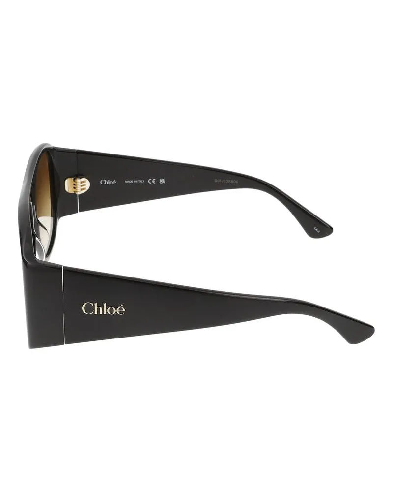 Chloé Women's Sunglasses  Ch0347s 001 Brown 14-135 Acetate Black