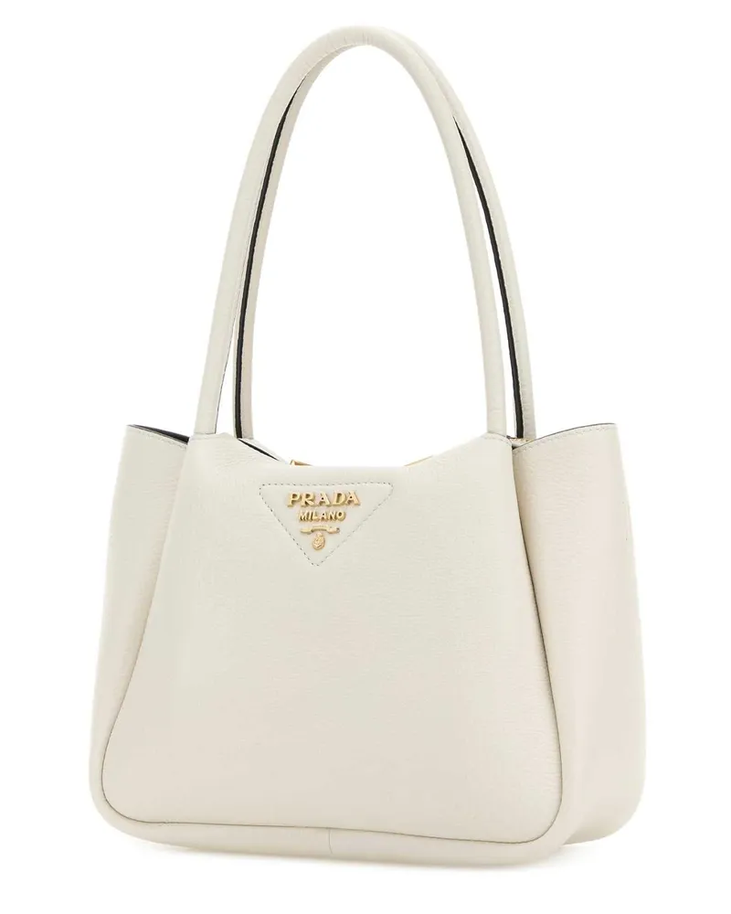 Prada Women's Milano Shoulder Bag White Leather White