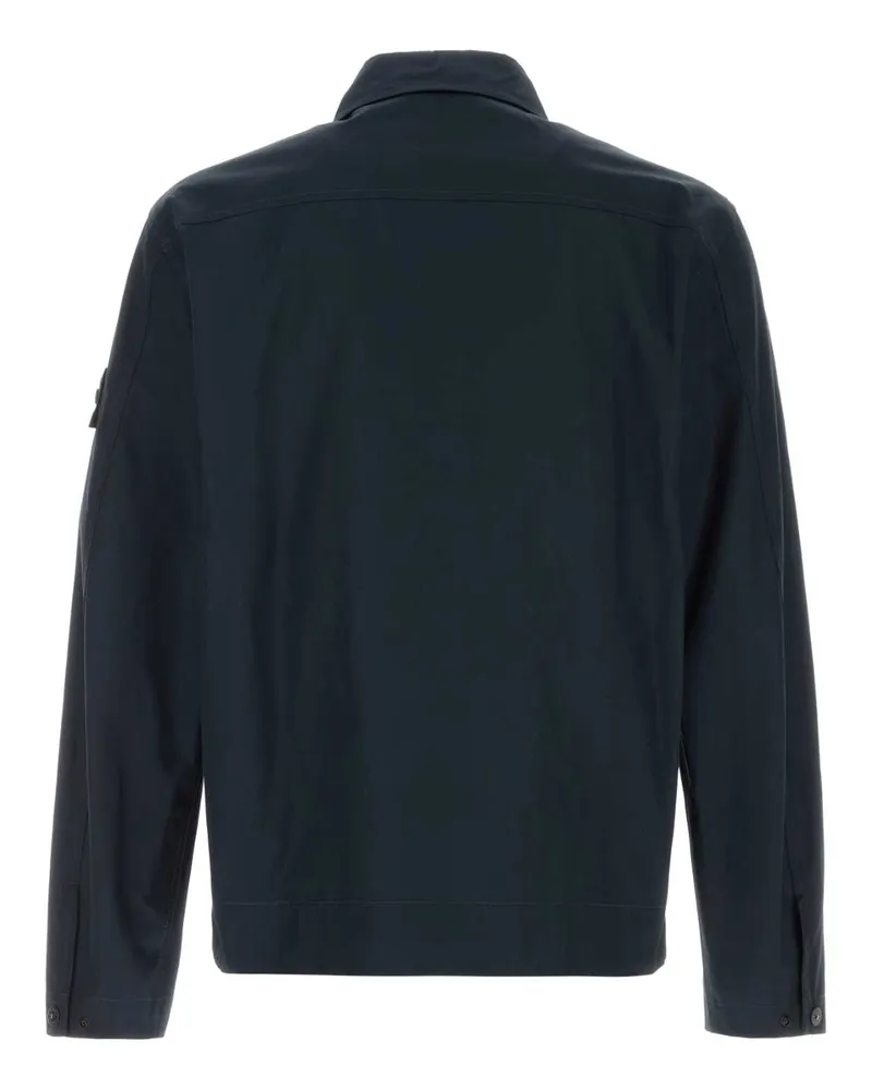 Stone Island Navyblue Camicie Exterior: Cotton Shirt Navy