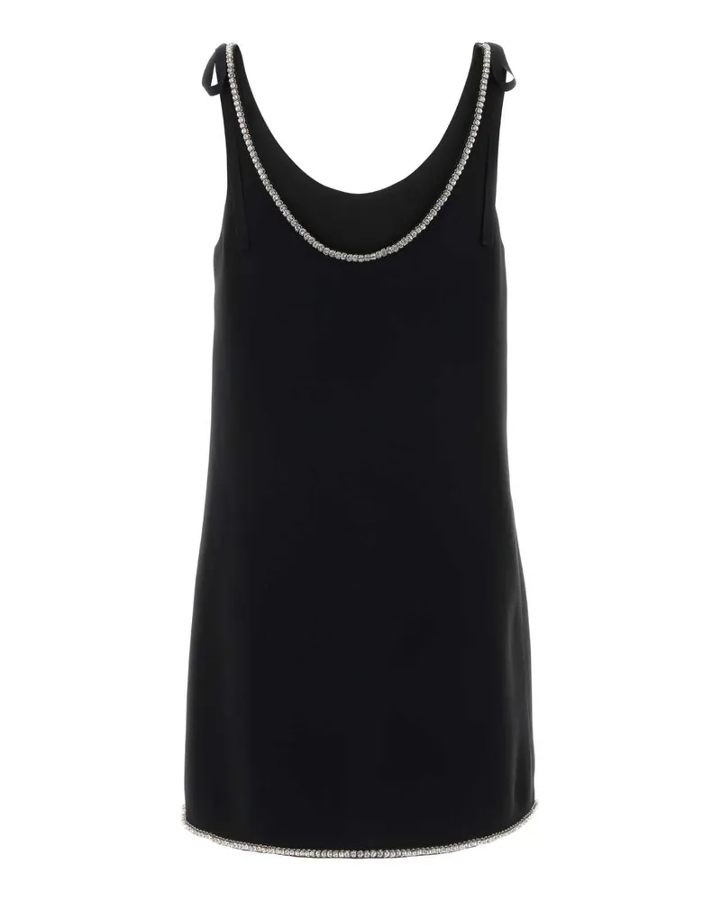 Prada Women's Black Sable Mini Dress Nero Abiti Black