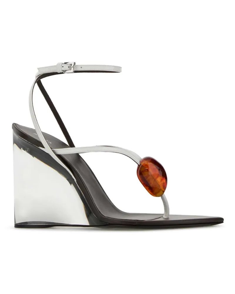 Alaïa Invisible Jewel Sandals — Multicolor Multicolor