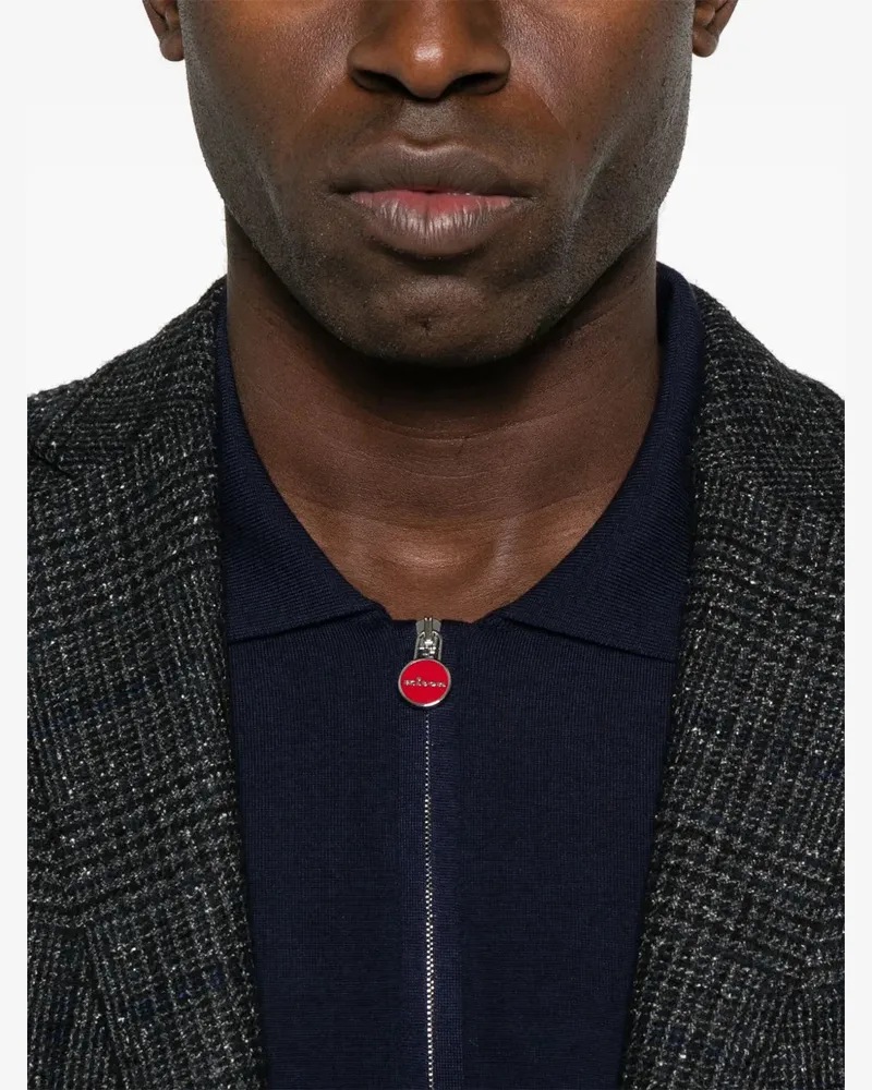 Kiton Women's Fine-Knit Polo Shirt Aw25 M 