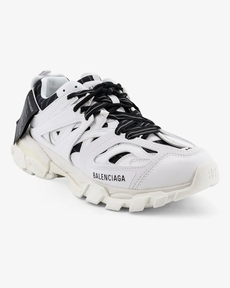 Balenciaga Men's Sneakers Track Shirt Polyurethane White Polyurethane-Rubber Trainers Polyurethane/rubber White