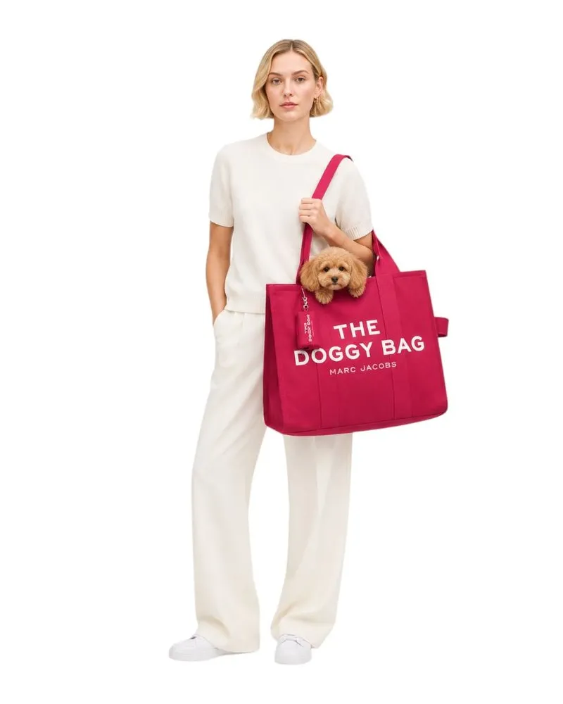 Marc Jacobs Women's Tote Bag Fuchsia Cotton - Tote-Bags Pink